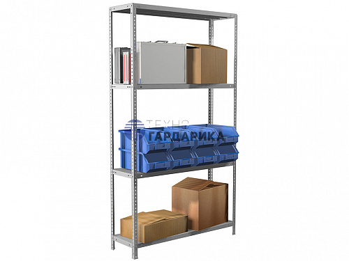 Стеллаж MS STANDART 185/100X40/4 Стеллаж MS STANDART 185/100X40/4