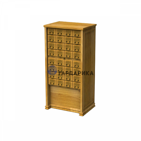 Шкаф каталожный 32 ящика 760х540х1600Н (серия Классика) Шкаф каталожный 32 ящика 760х540х1600Н (серия Классика)