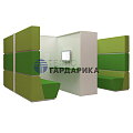 Кабина компьютерная для индивидуальной работы МедиаАрт КК 1600 - 1600х1700х1800 Кабина компьютерная для индивидуальной работы МедиаАрт КК 1600 - 1600х1700х1800