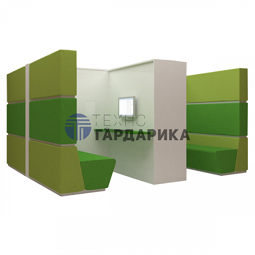 Кабина компьютерная для индивидуальной работы МедиаАрт КК 1600 - 1600х1700х1800 Кабина компьютерная для индивидуальной работы МедиаАрт КК 1600 - 1600х1700х1800